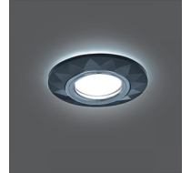 Светильник св/д Gauss Backlight круг граненный GU5.3 графит BL058 4100К/СМ00000594